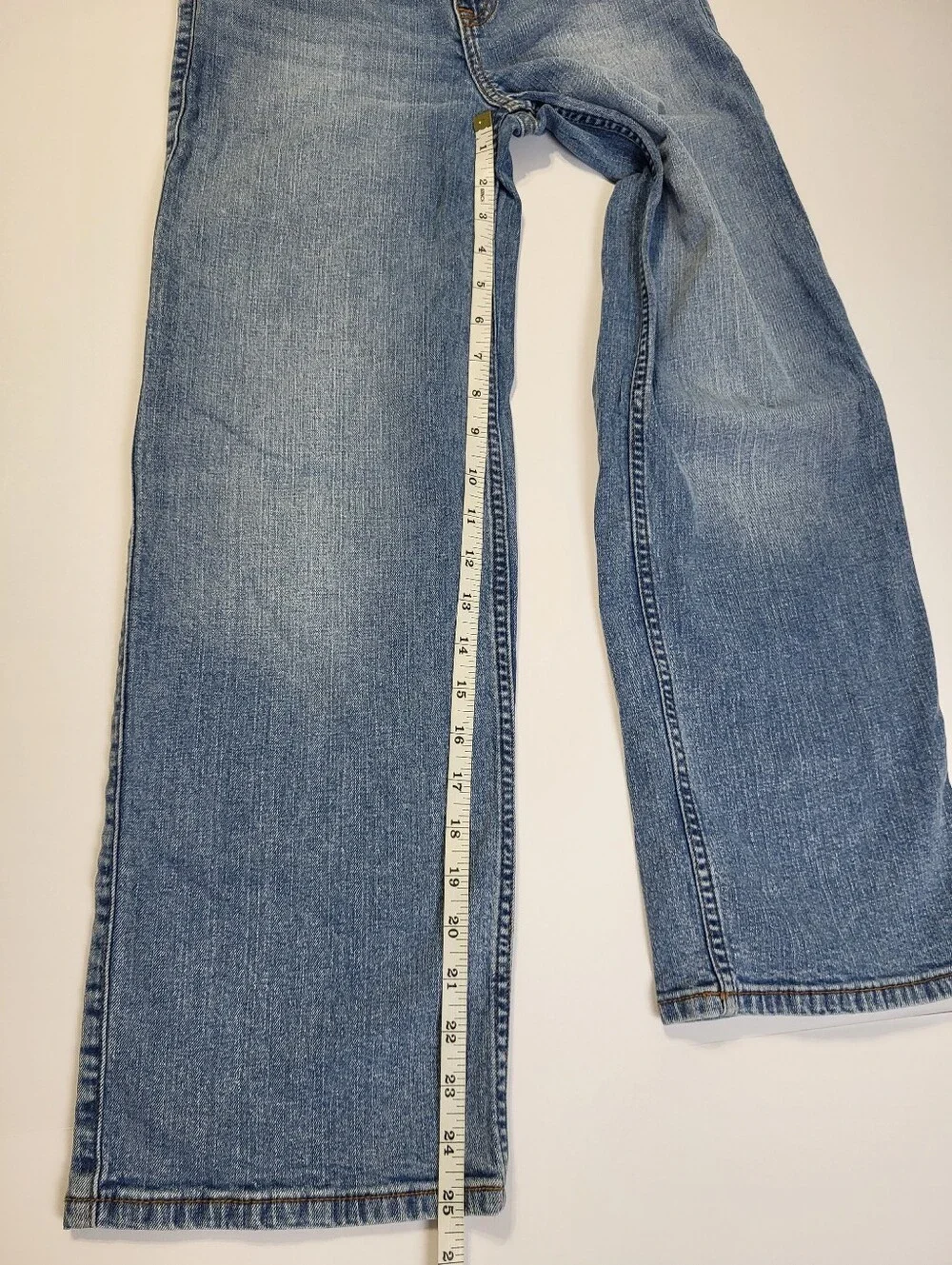 Abercrombie Kids High Rise Wide Leg Jeans Lace Bow Girl's Size 11/12 Adjustable